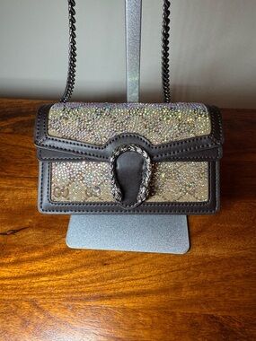 Crossbody Bag with Chain Strap